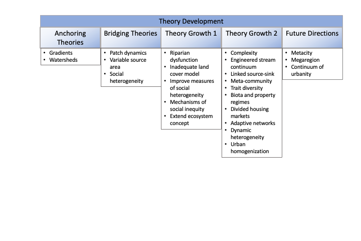 stages of theory development laid out in Picket 2020