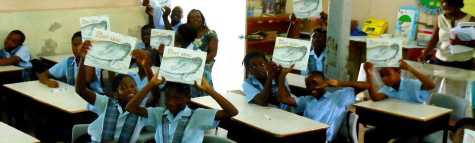 grade 5 students at T.N. Kirnon Primary  School