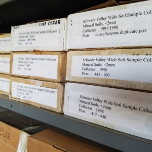 samples stored at the hubbard brook archive for potential reuse