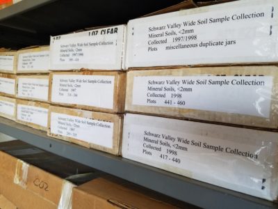 samples stored at the hubbard brook archive for potential reuse