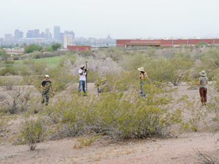 CAP fieldwork in an urban desert park