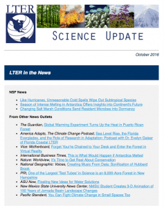 Science Update front page