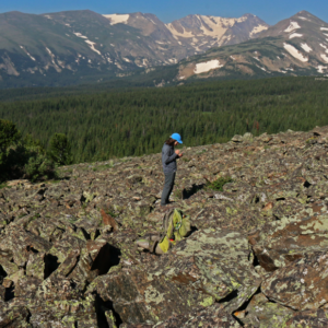 Niwot6 Ashley Whipple studies pika in the Colorado mountains.