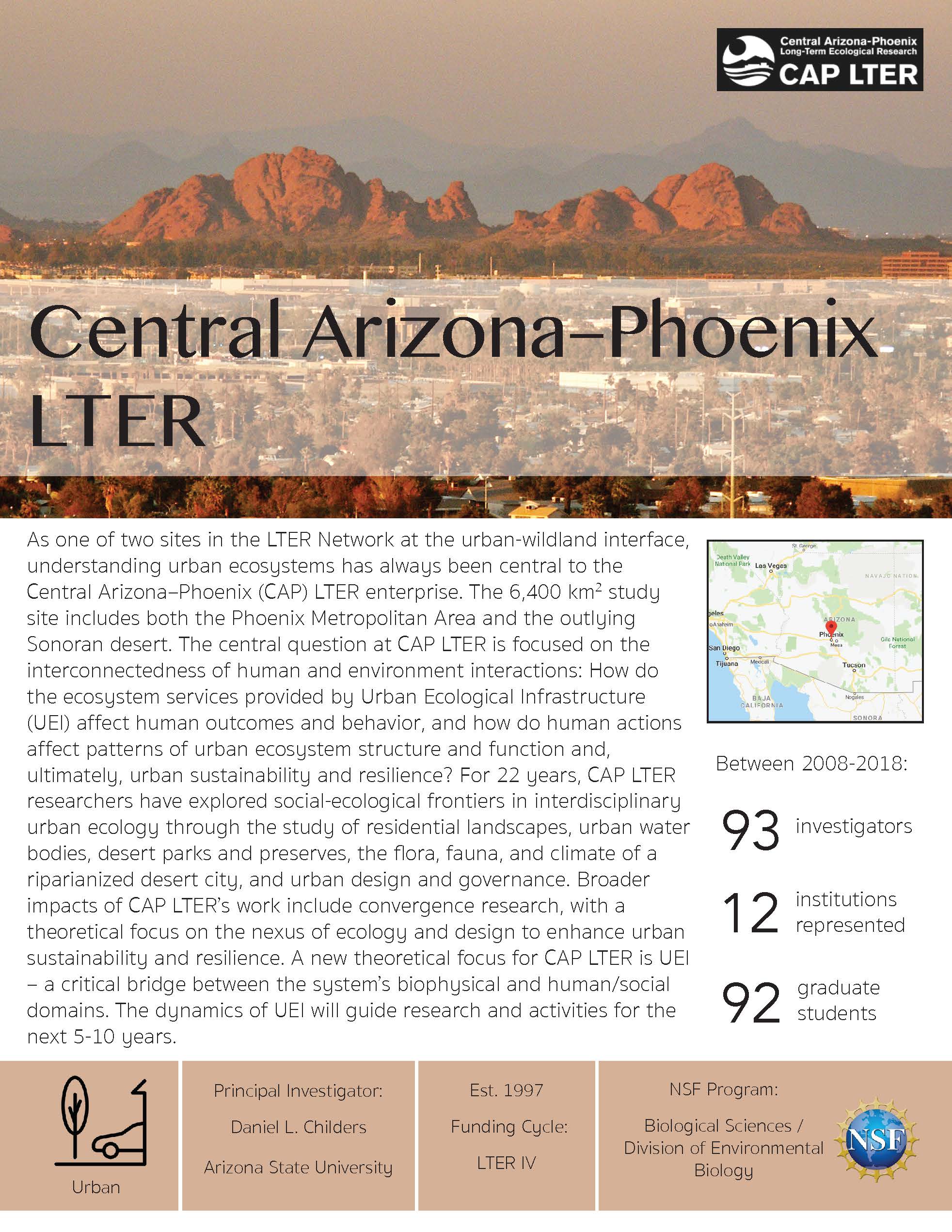 Central Arizona-Phoenix LTER site brief