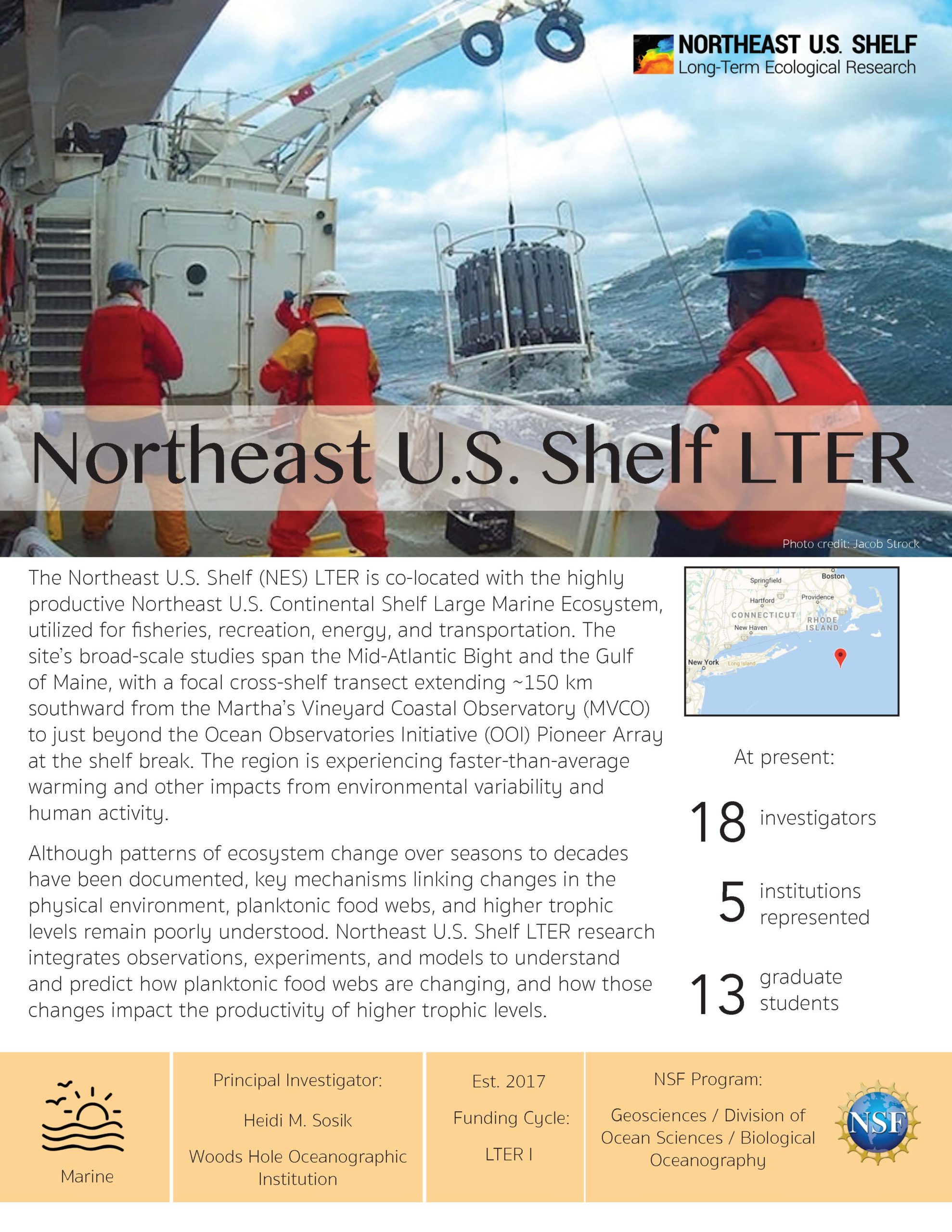 Northeast U.S. Shelf LTER site brief 2019