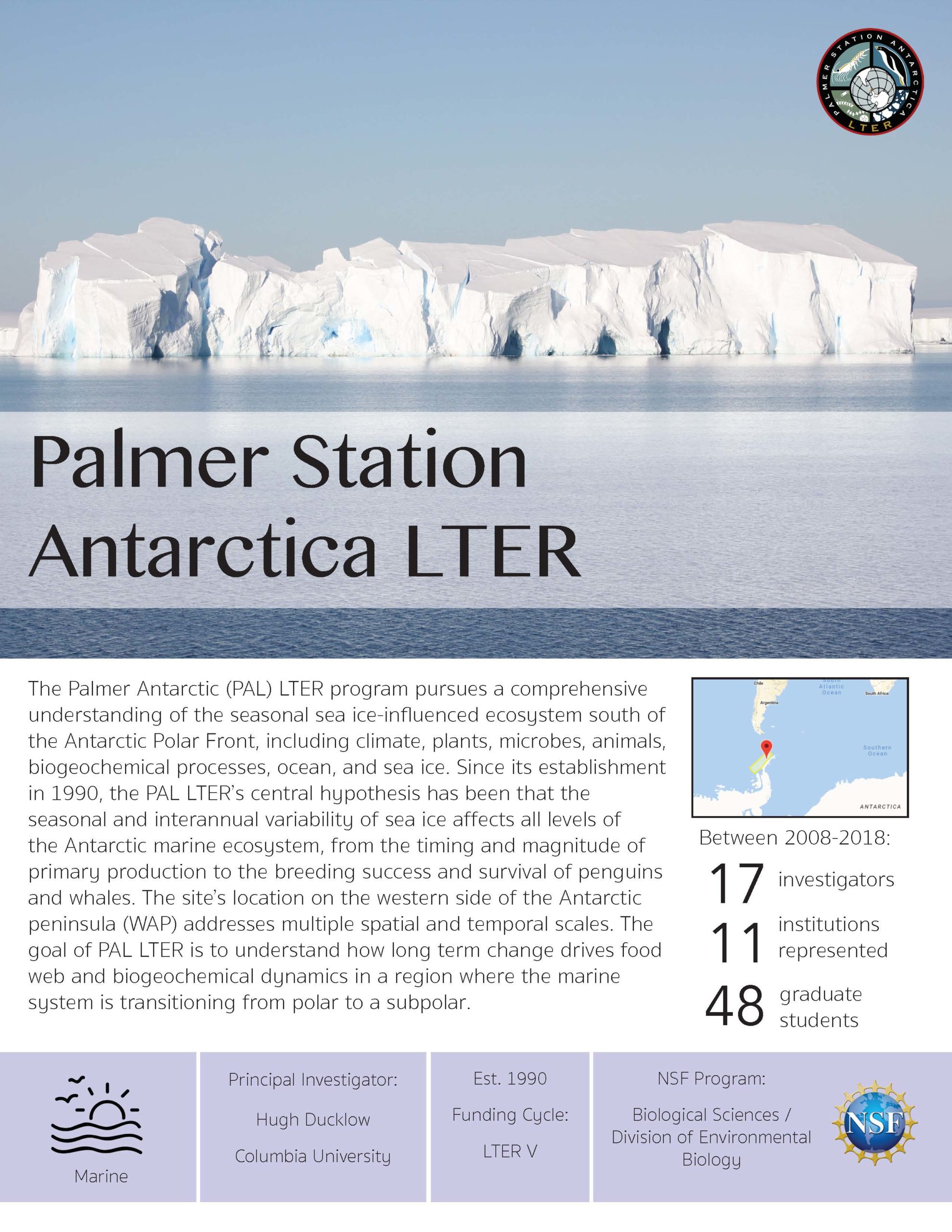 Palmer Station Antarctica LTER site brief 2019