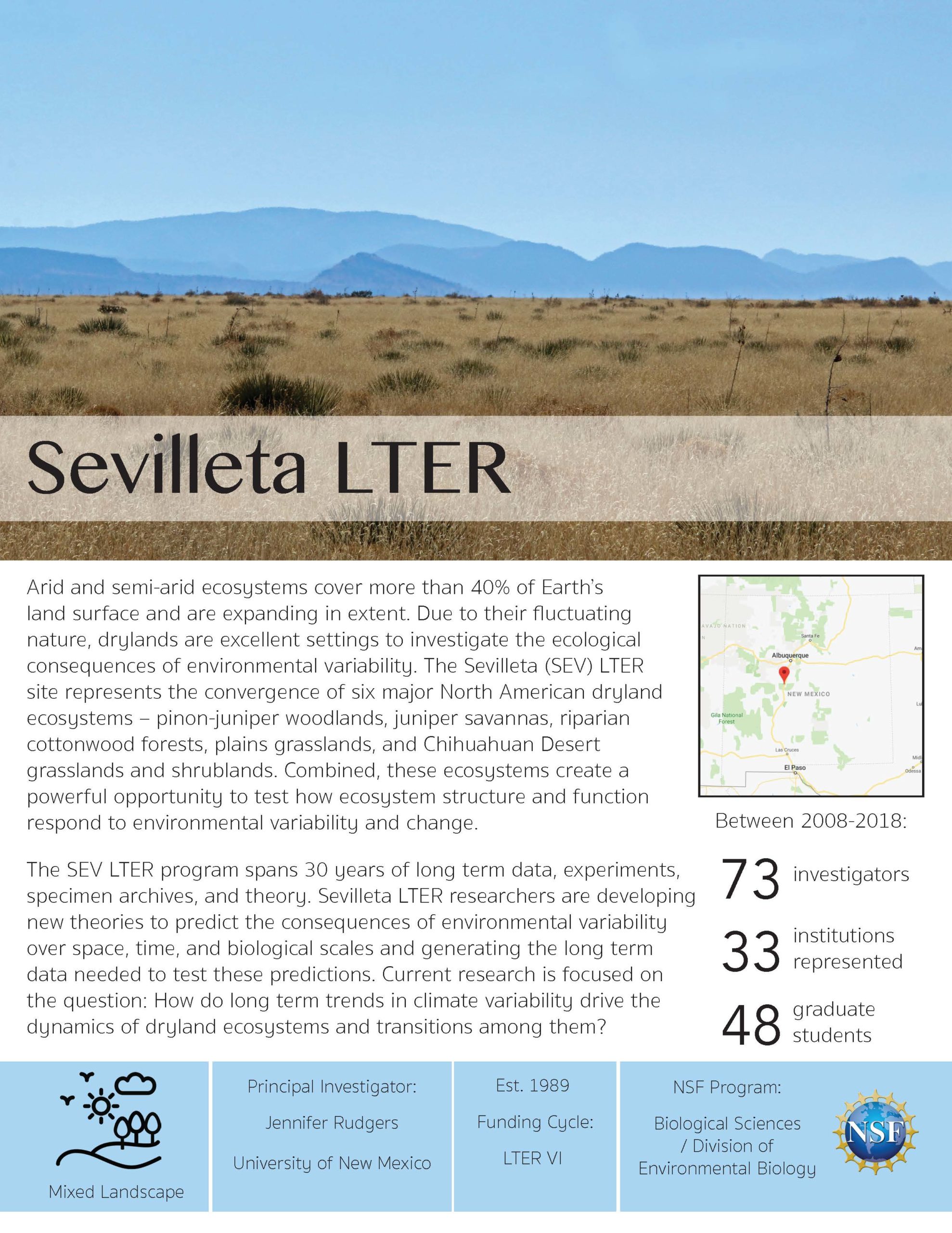 Sevilleta LTER site brief 2019
