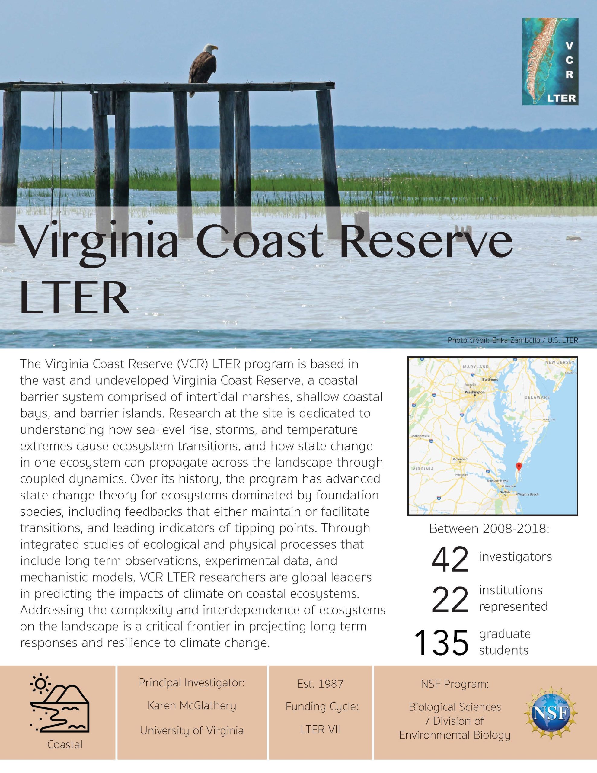 Virginia Coast Reserve LTER site brief 2019