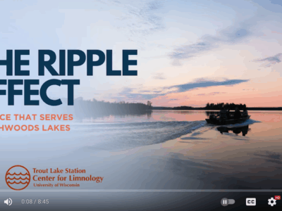 The Ripple Effect - title over image of a small boat on a lake